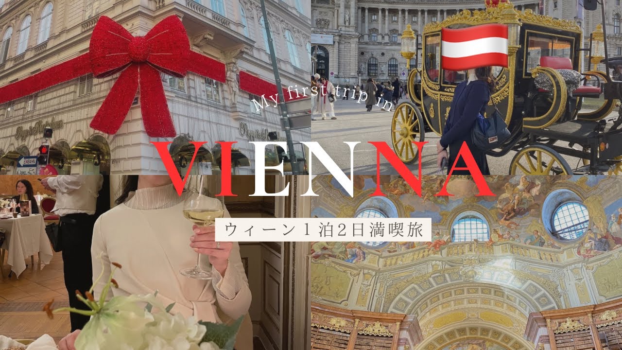 【オーストリア旅行Vlog】初めてのウィーン｜1泊2日で巡る王道コース 🇦🇹