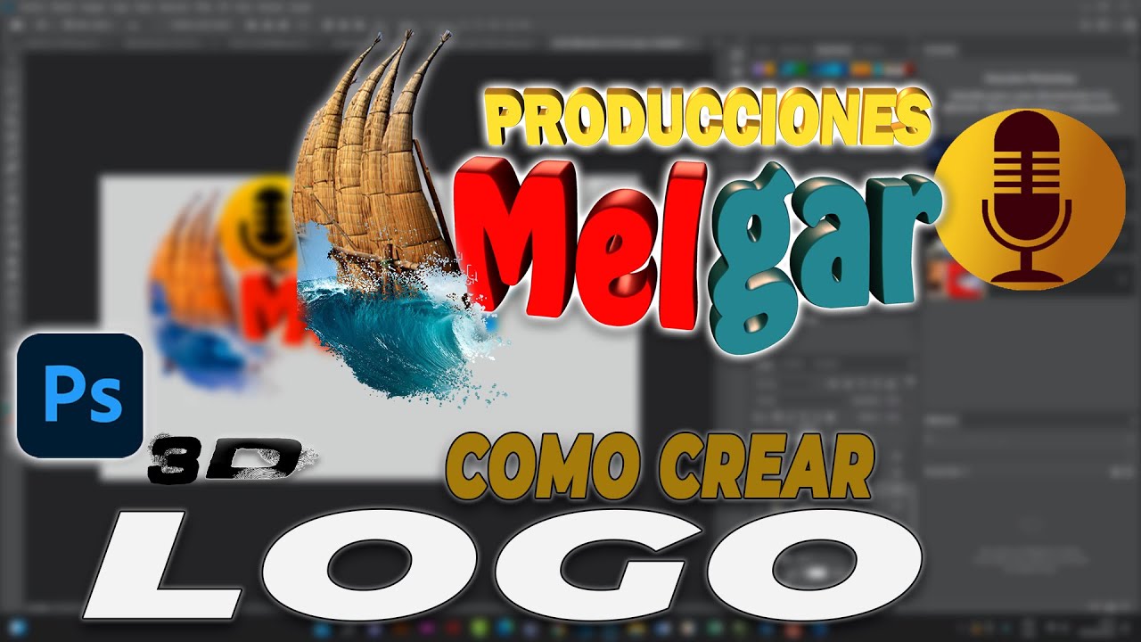 Crear Logo 3D en Photoshop y Xara 3D - Desde Cero Súper fácil y Sencillo // JOSELITO LLOCLLE