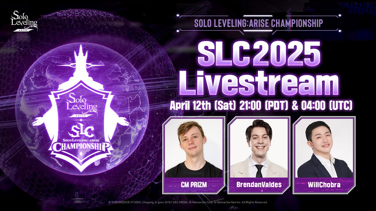 [Solo Leveling:ARISE] First Official Global Competition SLC 2025