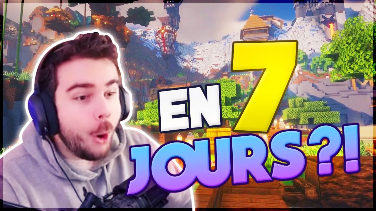 Ils m'ont créé un Serveur Minecraft en 7 jours | J'y joue 24h et je deviens addict