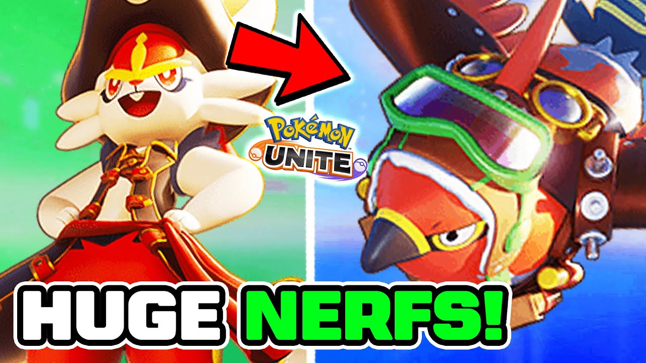 MASSIVE NERFS + BUFFS! HUGE Pokemon Unite Patch Notes!