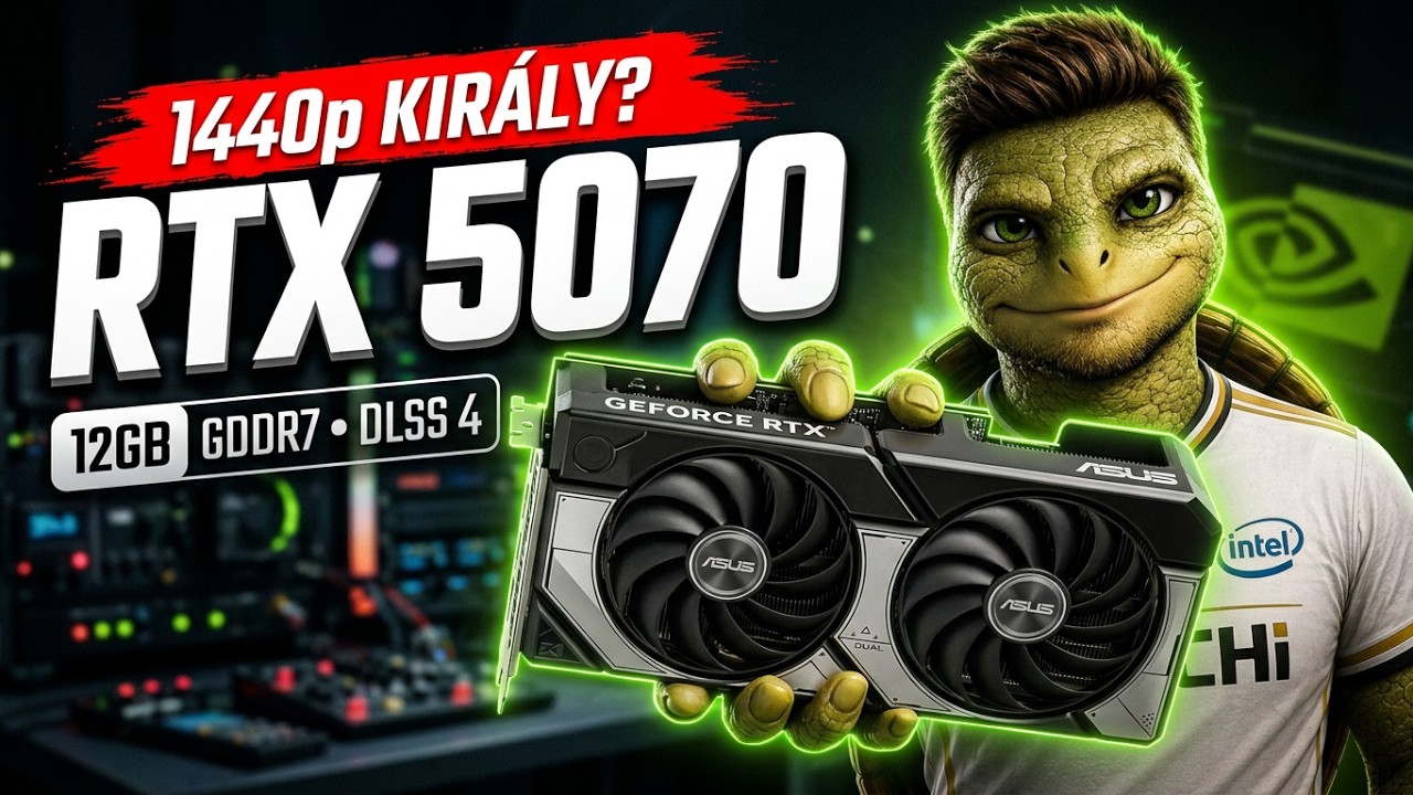 GeForce RTX™ 5070 Dual OC Edition - Full teszt (Animation Error)