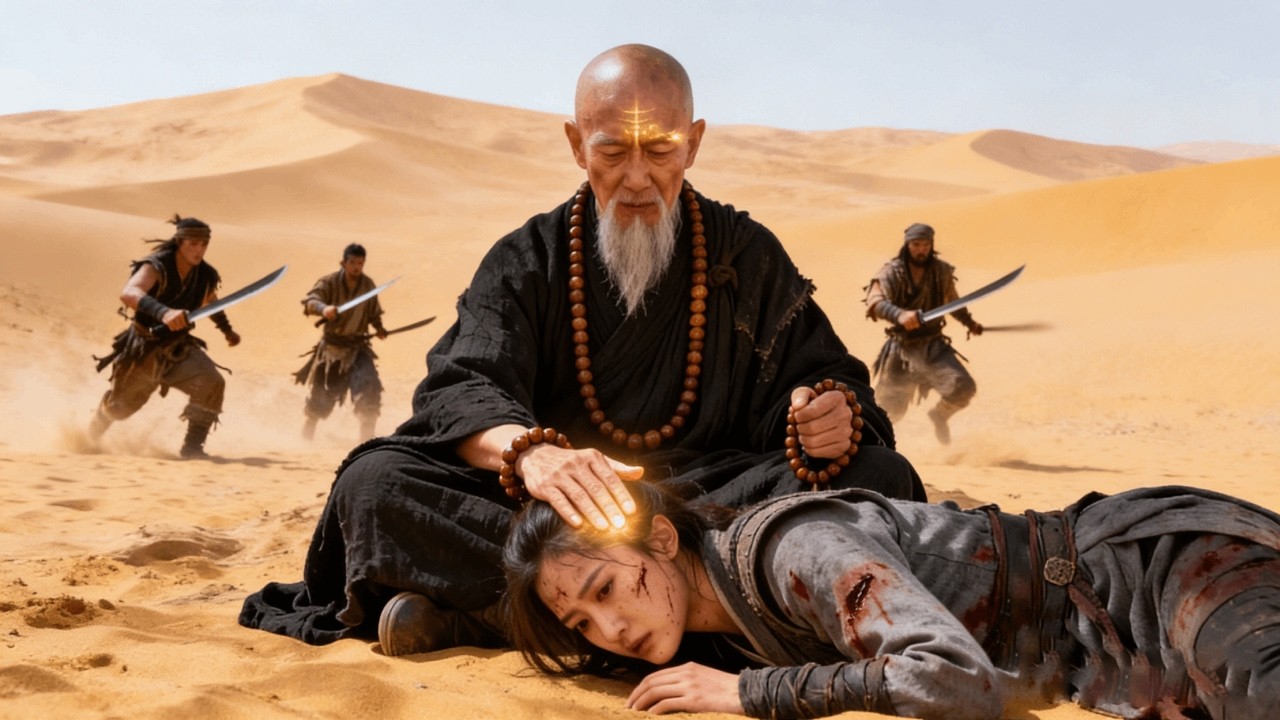 武俠電影！逃命女侠被圣僧救下，传授顶级武功！#成龍 #武俠 #功夫 #劉亦菲 #王一博 #肖戰