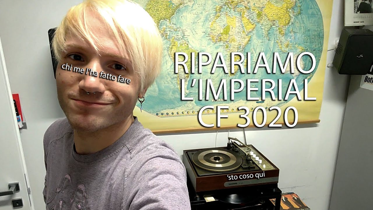 Aggiustiamo un giradischi BSR - Imperial CF 3020