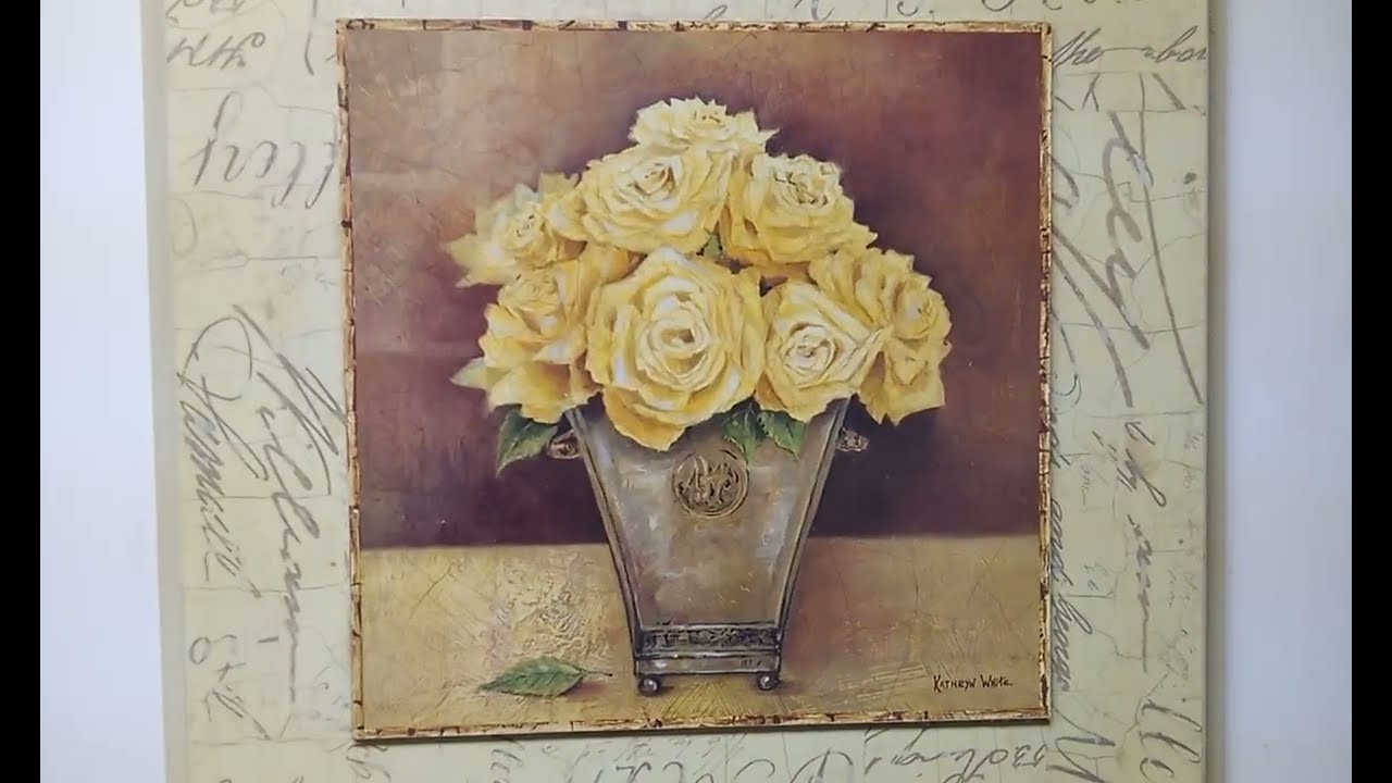 Kathryn White Yellow Flowers Picture.