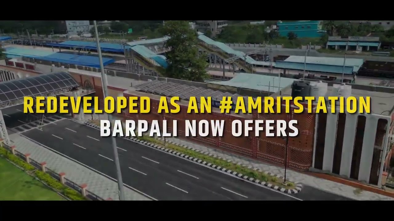 Barpali Railway Station, Odisha redefined as an #AmritStation