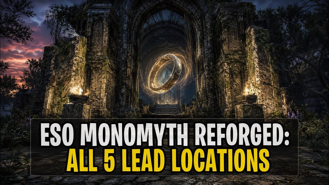 ESO Monomyth Reforged Mythic: All 5 Lead Locations (Farm Before Greymoor Goes Free)