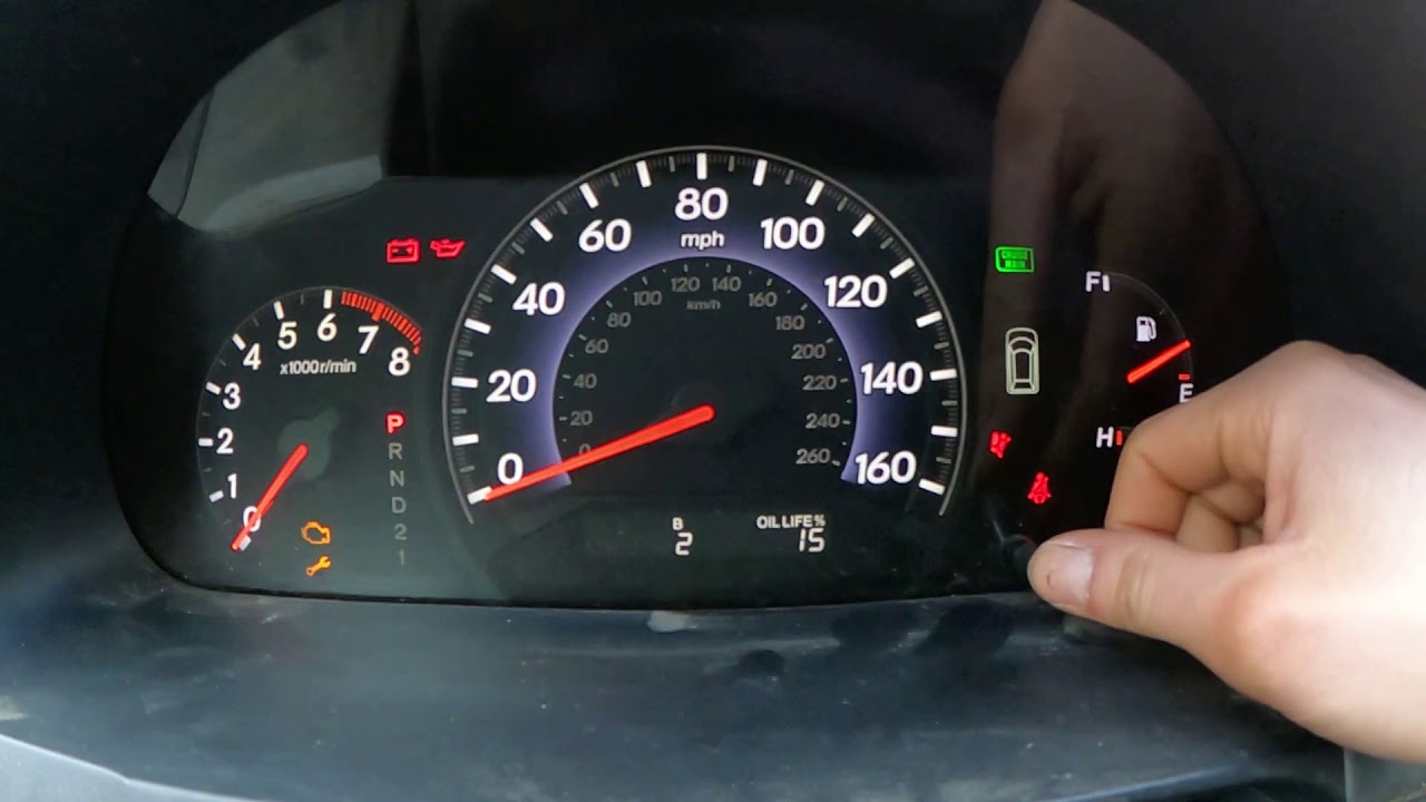 2005-2010 Honda Odyssey Oil Life Reset Tutorial (STRAIGHT TO THE POINT)