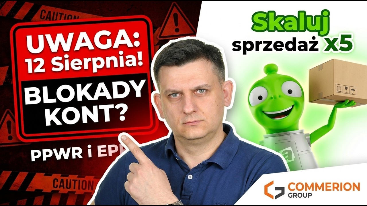 Blokady kont za brak EPR?! Nadchodzi PPWR + Jak podbić Czechy z Alza