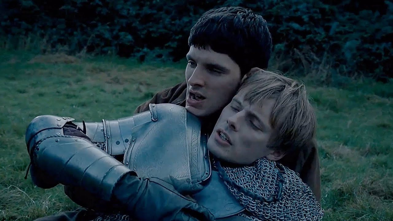 La mort d'Arthur dans la série Merlin