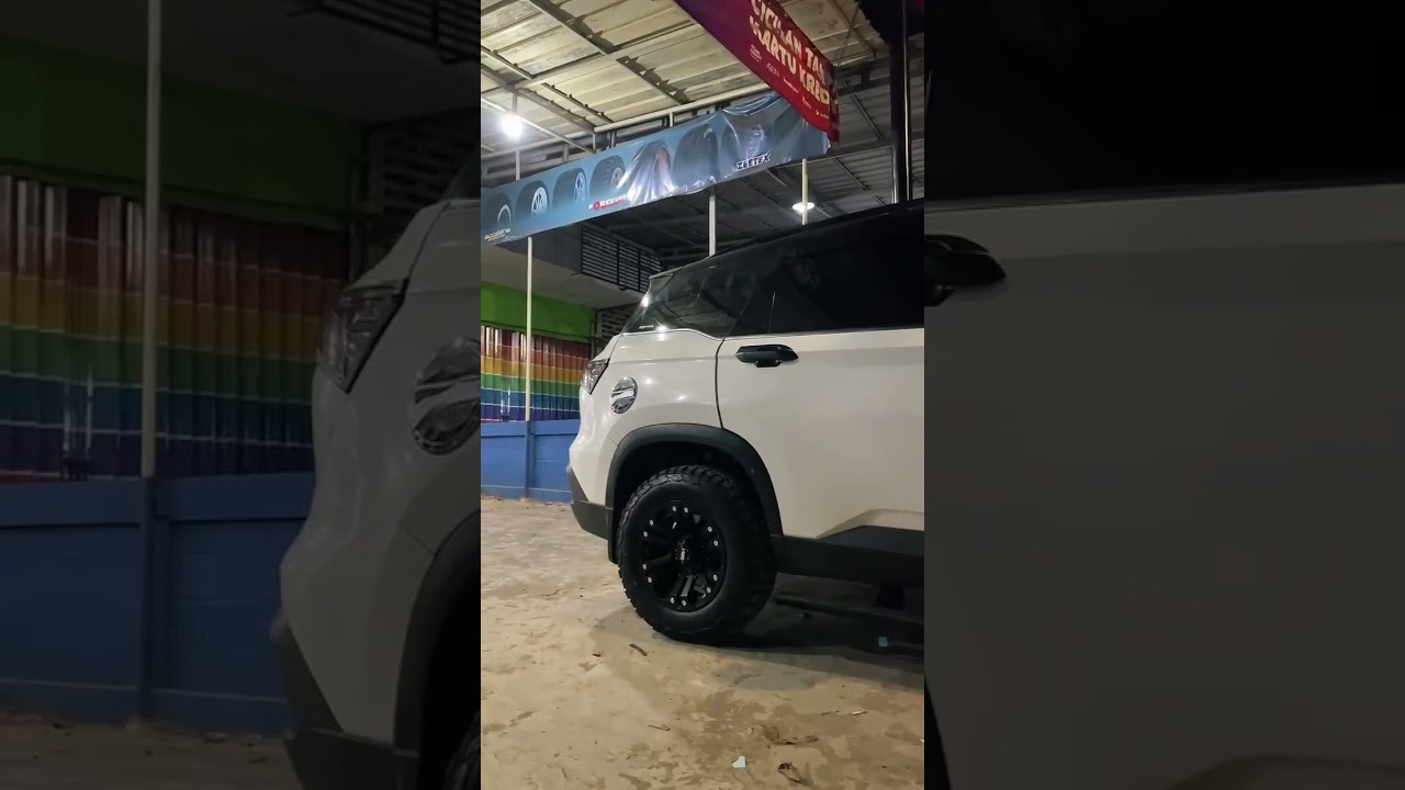 Wuling Almaz Modif Offroad dengan velg HSR JT69 Ring 16 Balut Ban Semi Offroad #wulingalmaz #hsr