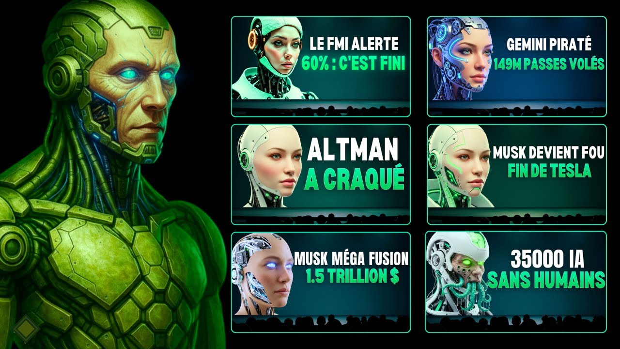 L’IA passe à l’attaque : FMI paniqué, Gemini piraté, Musk déclenche la fusion géante – Actu Semaine