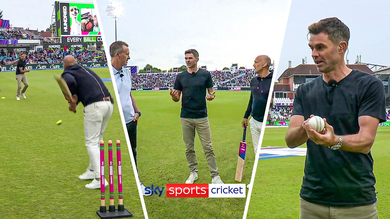 James Anderson shares his swing bowling top tips | Bowling MASTERCLASS 🤩