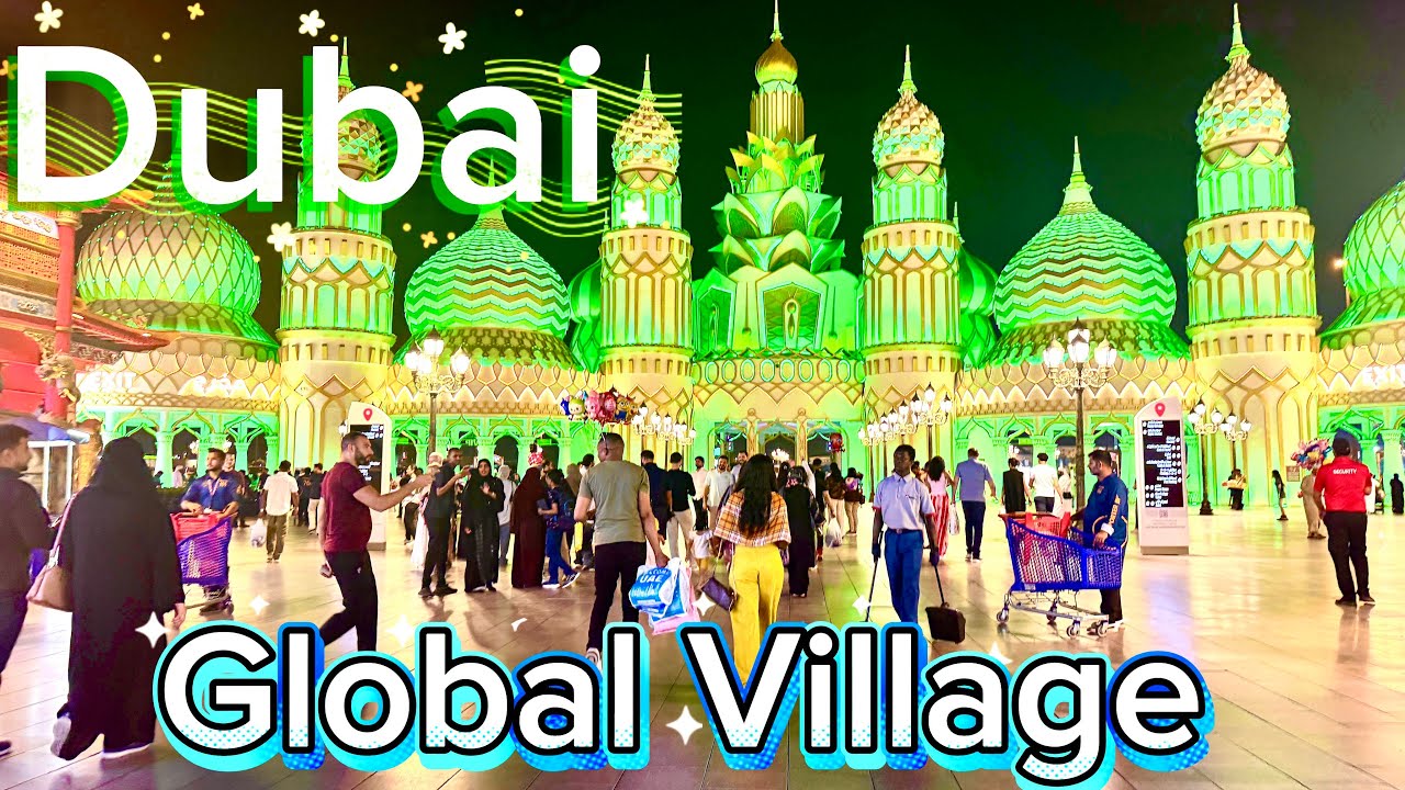 🌍 Global Village Dubai 2026 🇦🇪 | Amazing Night Walking Tour in 4K