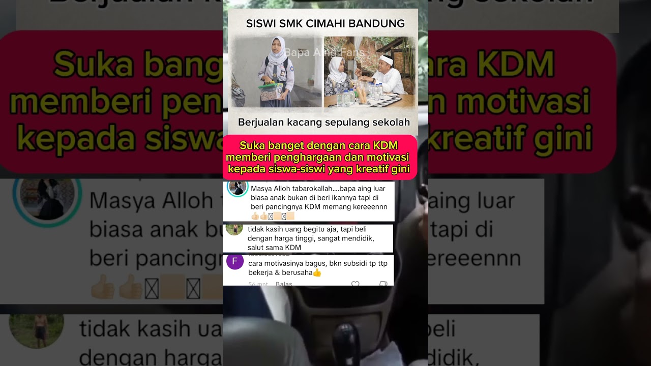 Lihat cara KDM menyemangati, bikin kita ikut terharu.#dedimulyadi #kangdedimulyadi #kdm