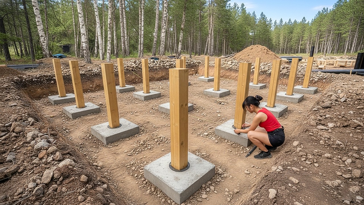 Everyone Doubted Her — Talented Girl Builds a Durable Rest Cabin in 14 Days | Full Project