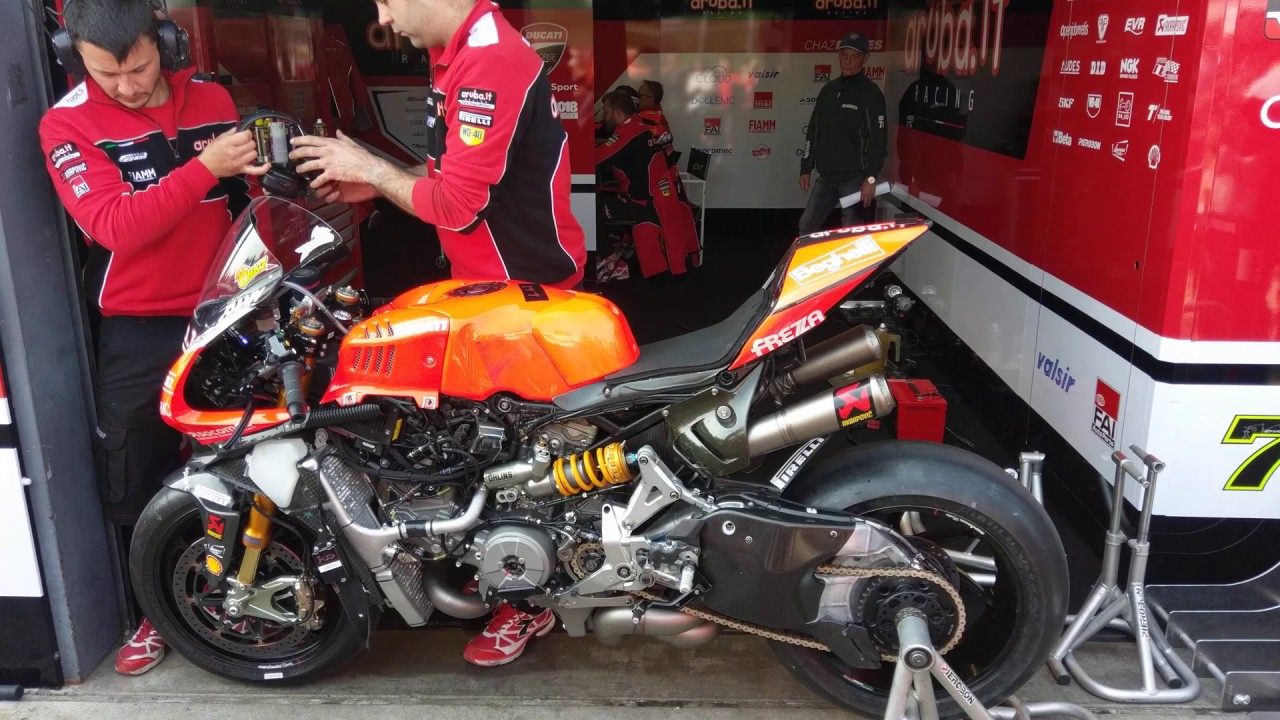 WSBK DUCATI CORSE PANIGALE ARUBA.IT DONNINGTON
