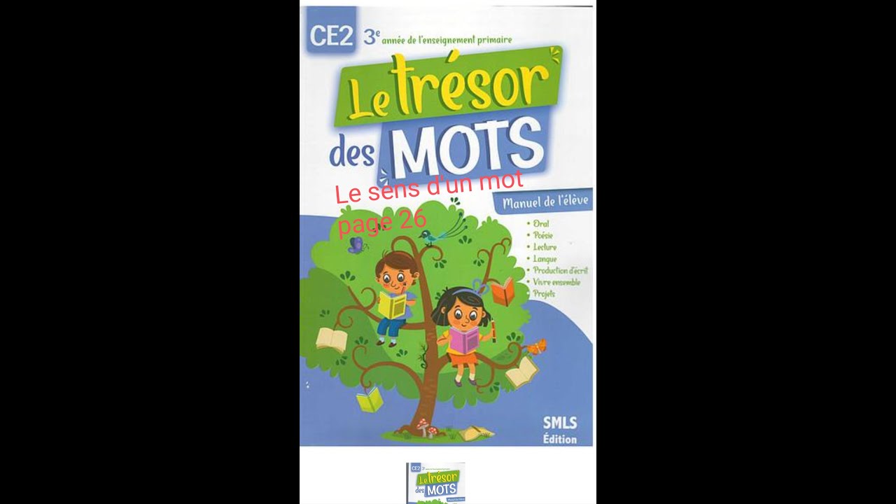 Le cahier d'activités CE2 .page 26 Le sens d'un mot
