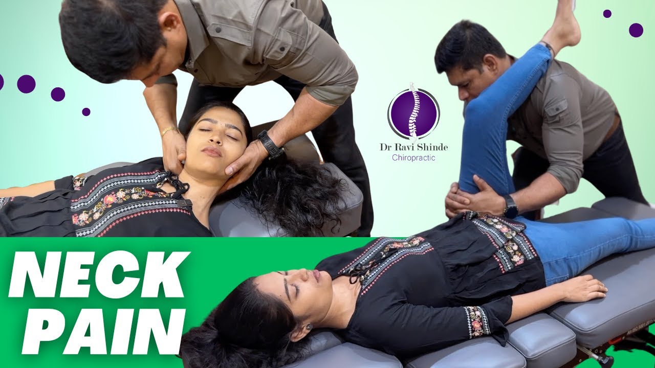 #1 TREATMENT FOR NECK PAIN CERVICAL with ✅ INSTANT RELIEF by DR Ravi Shinde #chiropractic