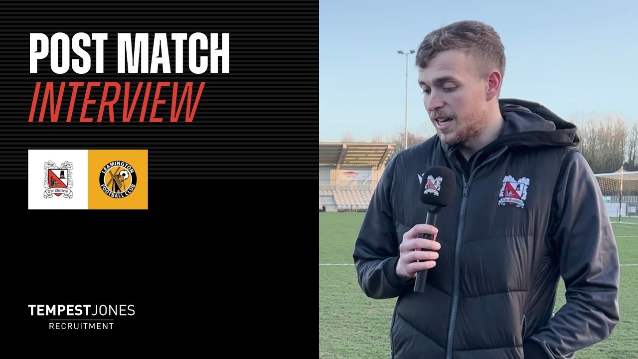 Послематчевое интервью Рори Уотсона из Лимингтона.