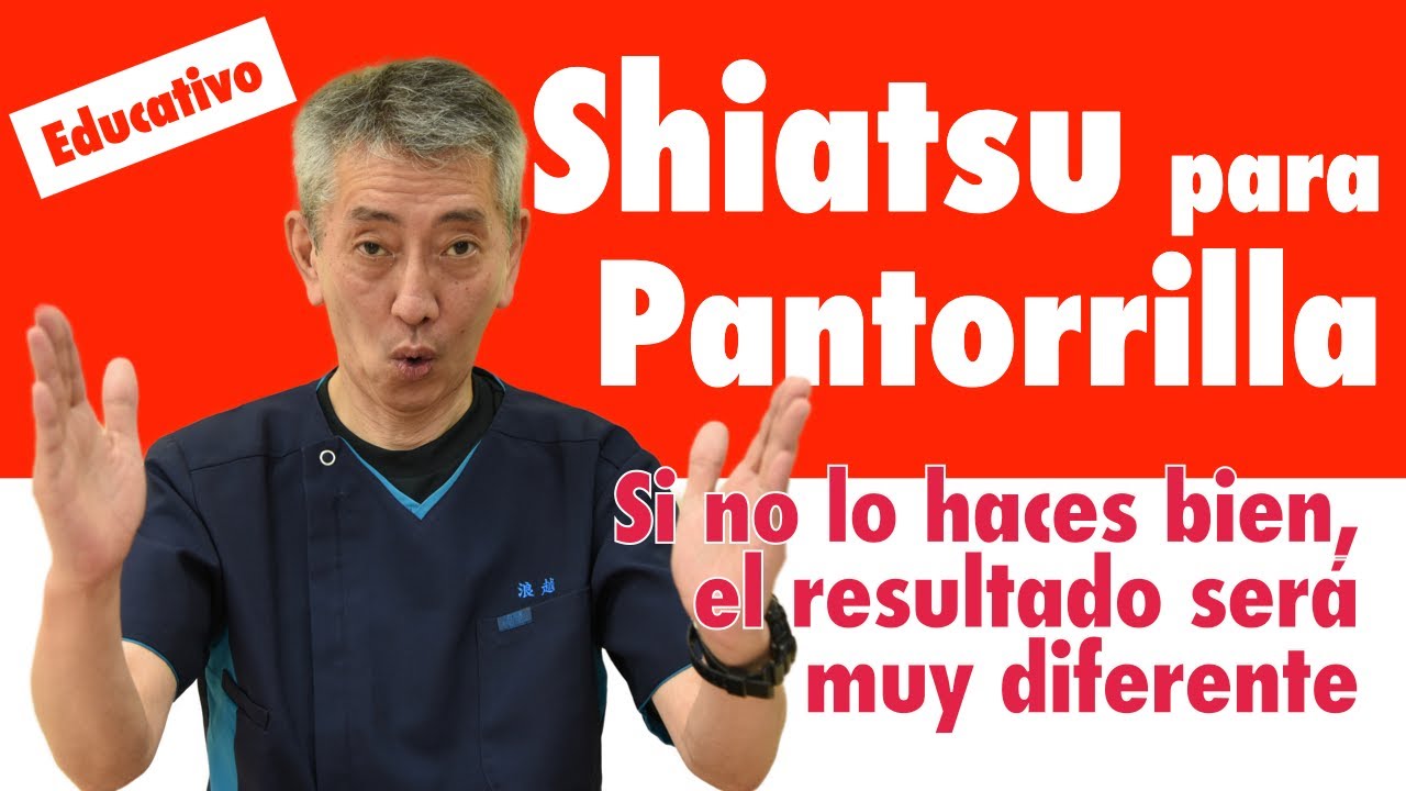 Shiatsu Namikoshi para Pantorrilla. Dolor de la rodilla, Edema, Calambres