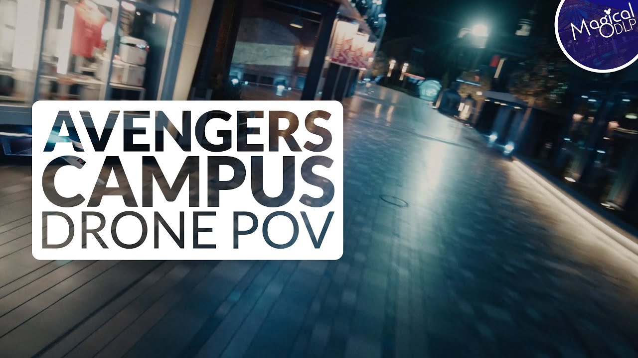 Disneyland Paris Avengers Campus - Epic Drone POV