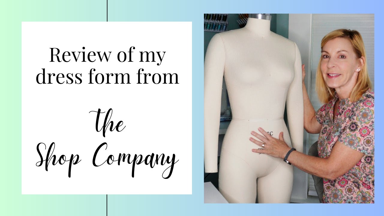 Review of The Shop Company dress form | McCalls M7360 | Matching up prints on shirts with pockets