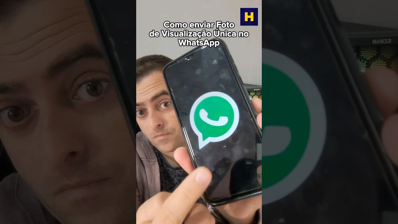 Como Enviar Foto de Visualiza&ccedil;&atilde;o &Uacute;nica no Whatsapp 📱😃 #whatsapp #tutoriais #tecnologia #aplicativos