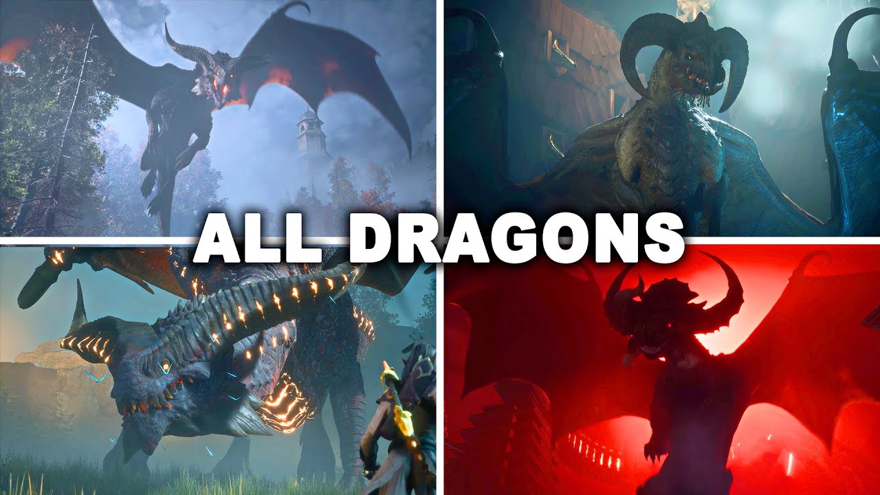 ALL DRAGONS CUTSCENES - Dragon Age: The Veilguard