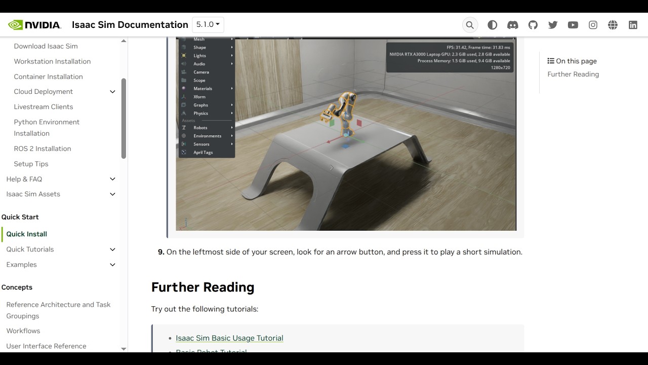 NVIDIA Isaac Sim Tutorial #1: Installation, GUI Basics, & Your First Asset