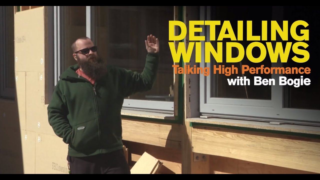 Detailing Windows on a High-Performance House