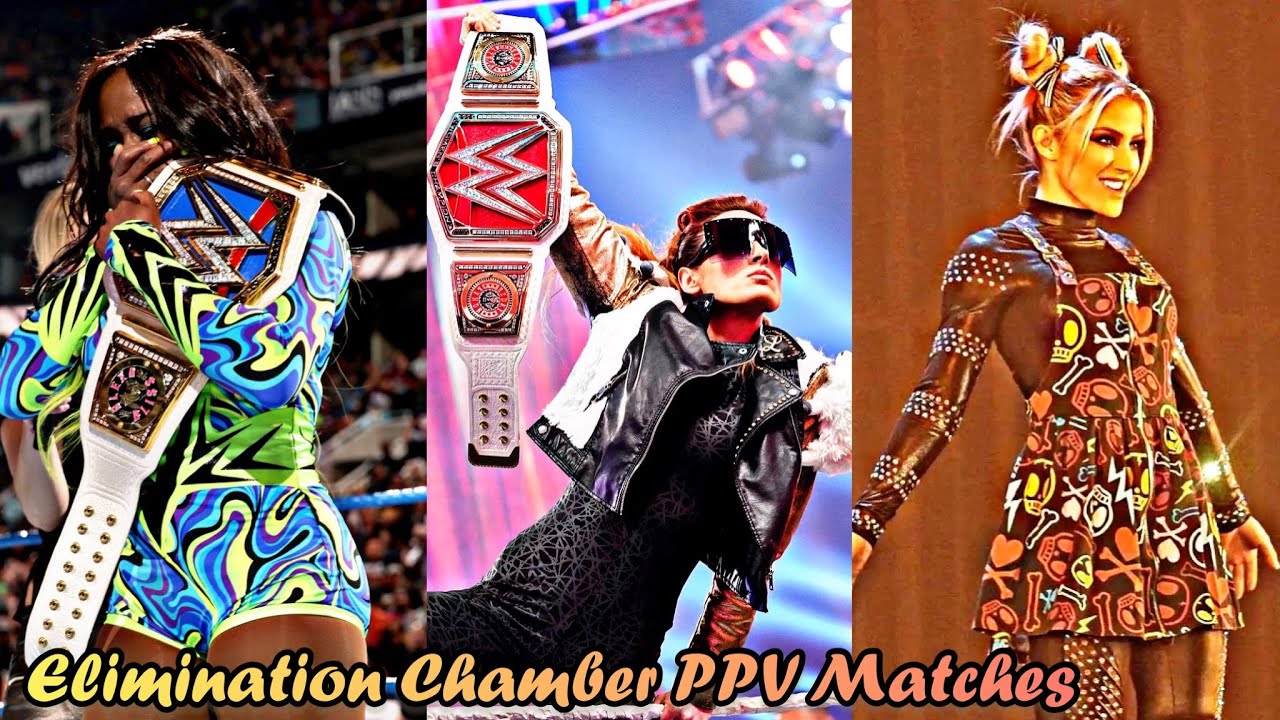 Every WWE Womens Elimination Chamber PPV Matches[Untouchable Boss]