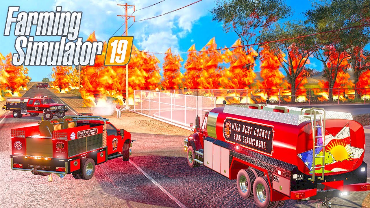 THIS IS THE BIGGEST WILDFIRE I'VE EVER SEEN! (FS19)