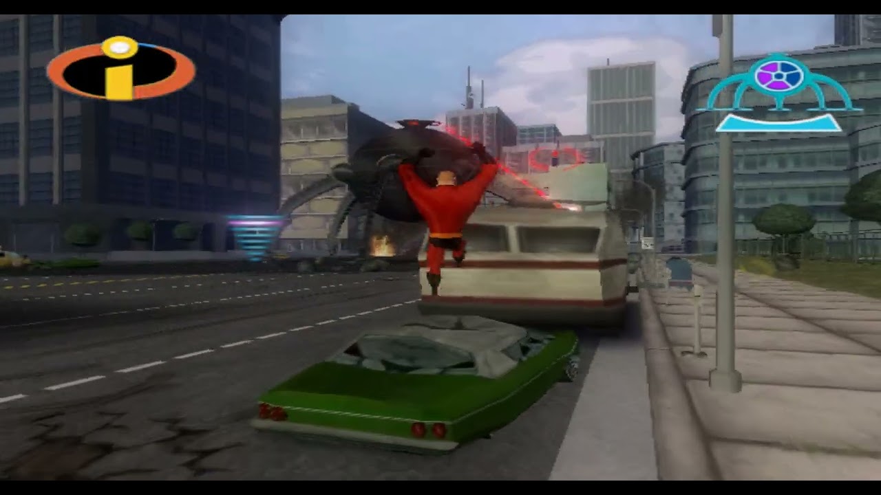 Disney The Incredibles Game Part 18 Save The World No Commentary