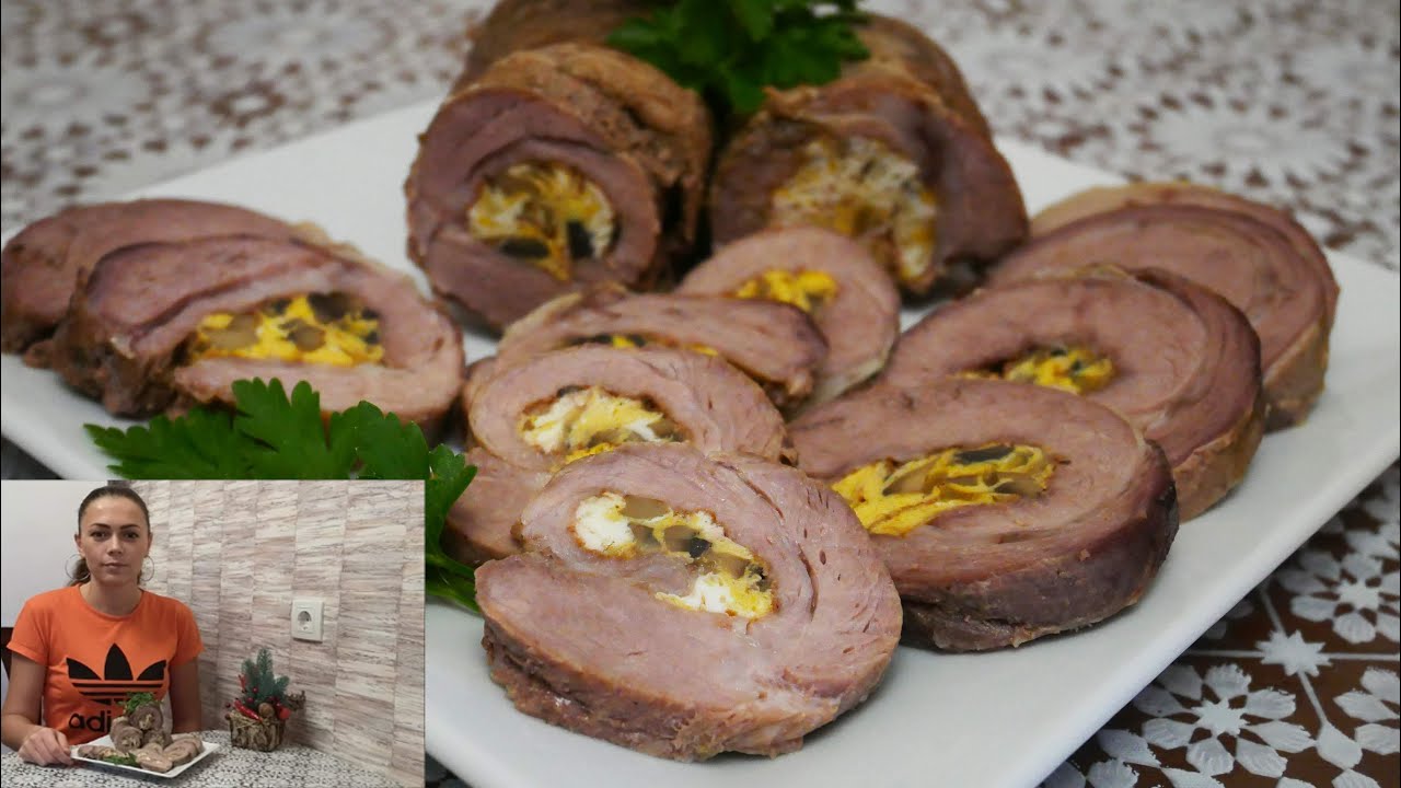 Мясные рулетики с начинкой. Такой Рецепт Готовят Уже Все Мои Соседи Закуска на новогодний стол 2022