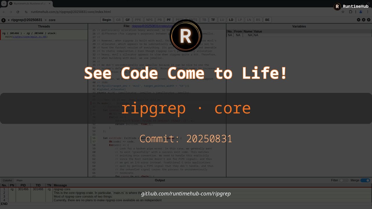 ripgrep &middot; core