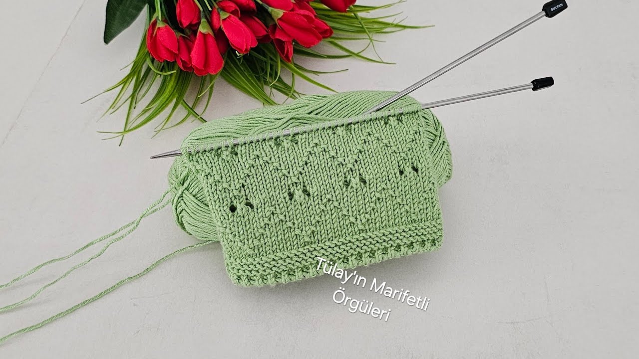 Удивительный🧶Простой узор для вязания жилета, кардигана, свитера и одеяла