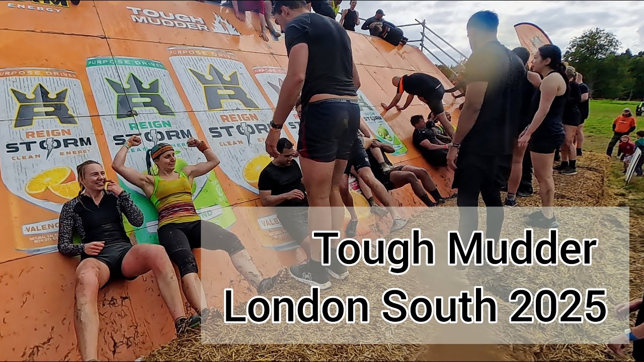 Tough Mudder London South 2025 — все препятствия на маршрутах длиной 15 км и 5 км