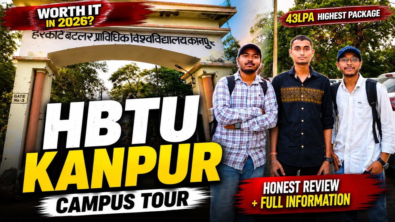 HBTU Kanpur Full Campus Tour | HBTU College Revive