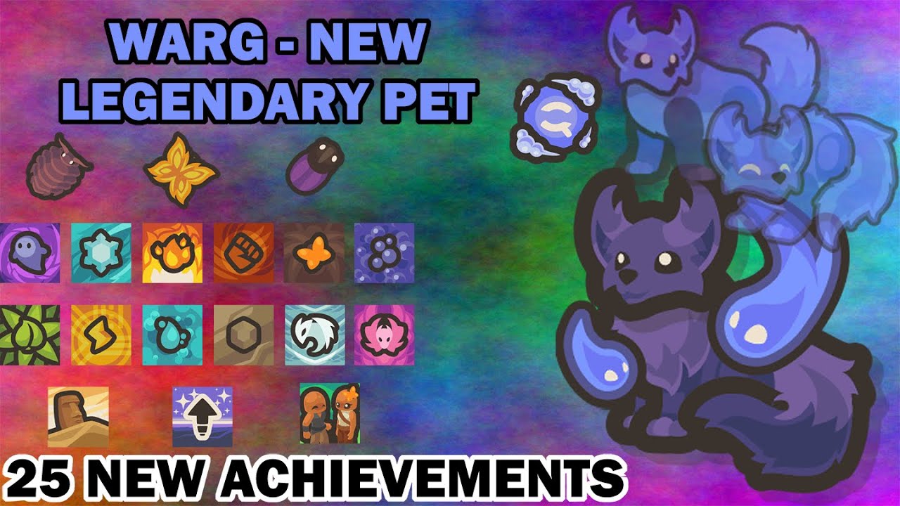 [TAMING.IO] NEW LEGENDARY PET - WARG + 25 NEW ACHIEVEMENTS!
