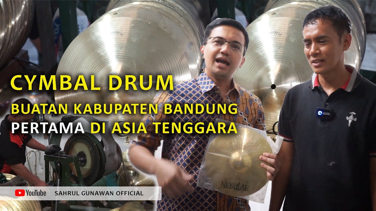 Pertama Di Asia Tenggara Pengrajin Cymbal Drum Di Kabupaten Bandung