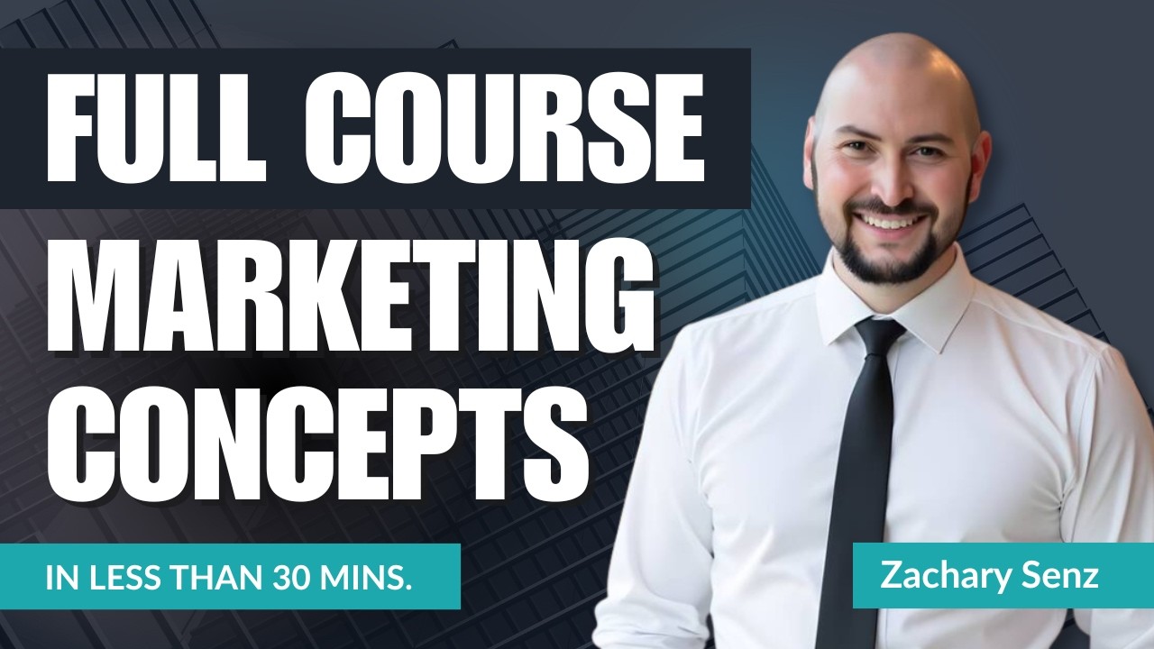 Marketing Concepts Full Course (FREE Marketing Metrics Workbook)