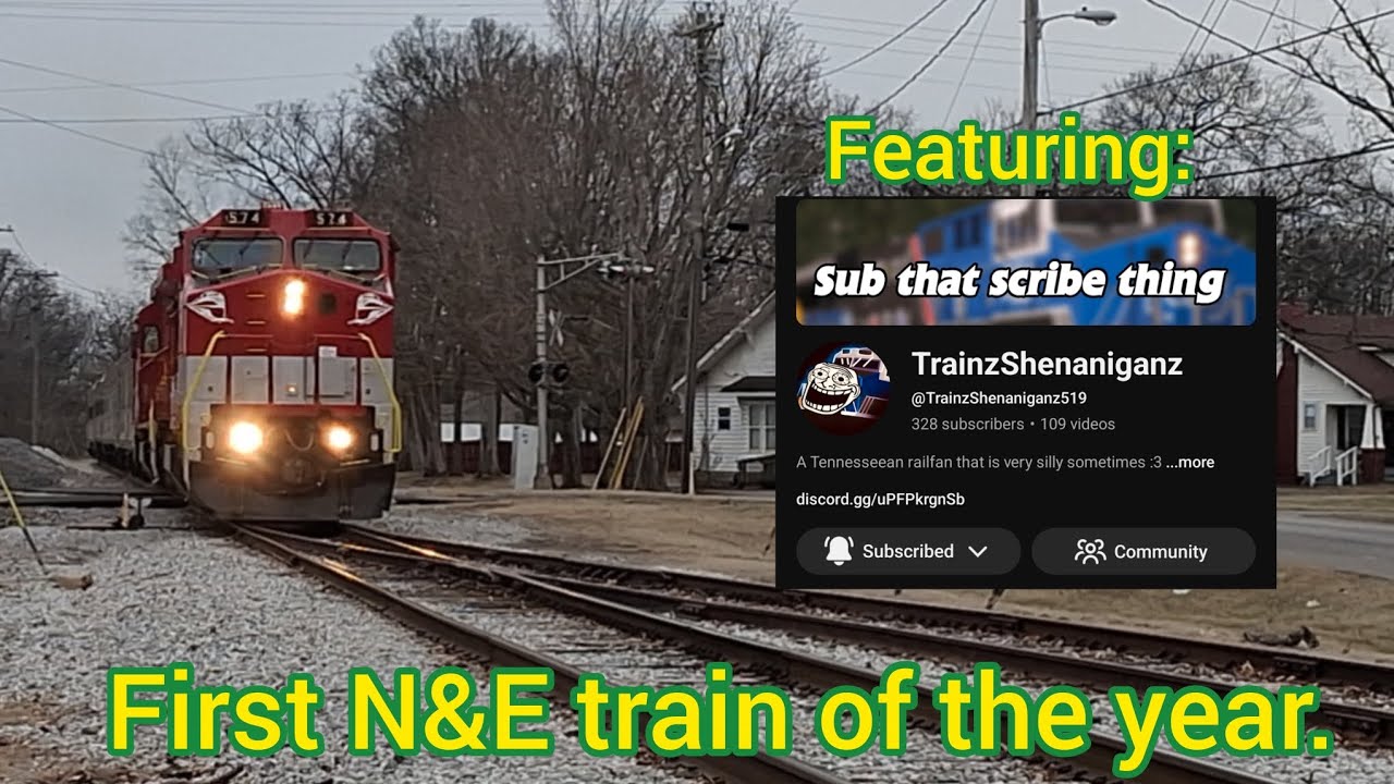 First N&E train of 2026 with @TrainzShenaniganz519