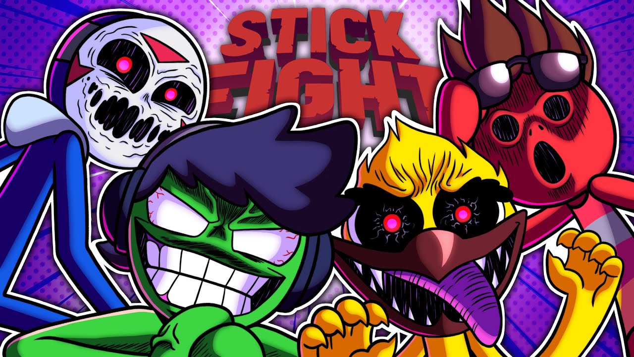 Stick Fight with Vanoss, Nogla, Delirious and Terroriser for 9 mins