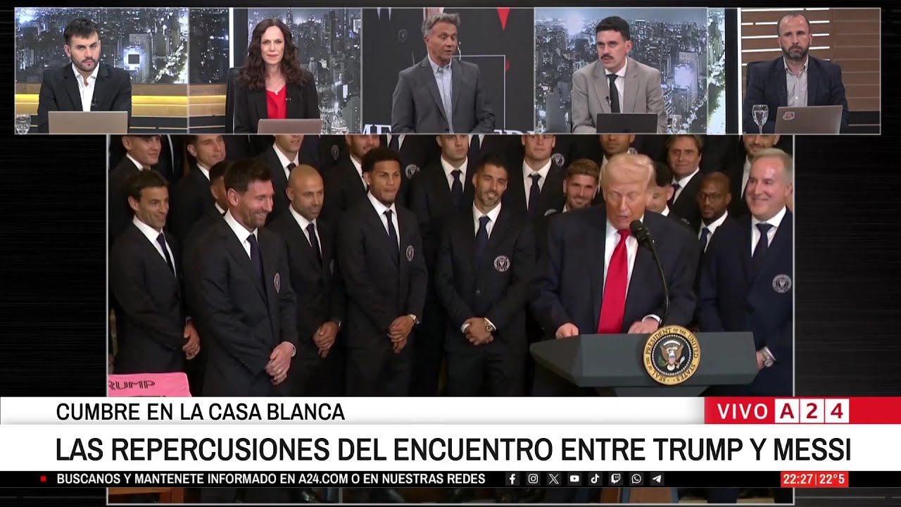 📢 LAS REPERCUSIONES DEL ENCUENTRO ENTRE TRUMP Y MESSI