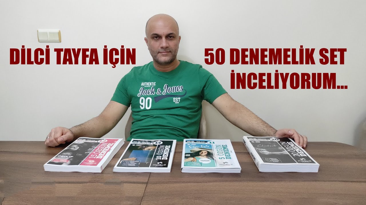 Dilci Tayfa İ&ccedil;in 50 Denemelik Set İnceliyorum