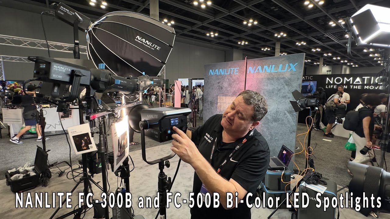 Affordable Constant Color Lights NANLITE FC-300B and FC-500B Bi-Color LED | B&H Bild Expo