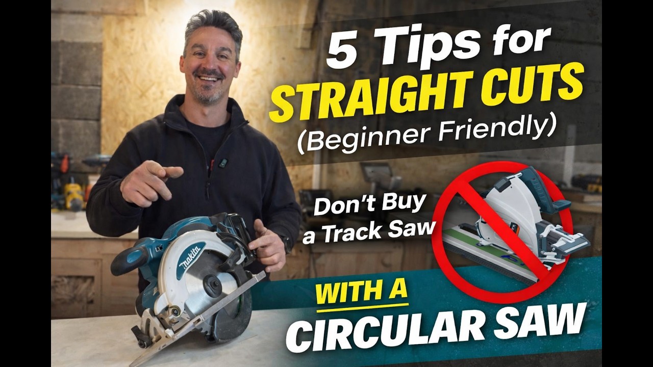 How to Make Perfectly Straight Cuts with an 18V Circular Saw