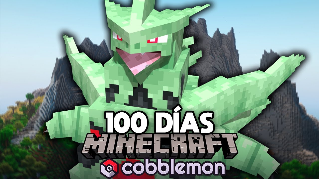 Sobreviví 100 DÍAS en Minecraft POKÉMON (Cobblemon)