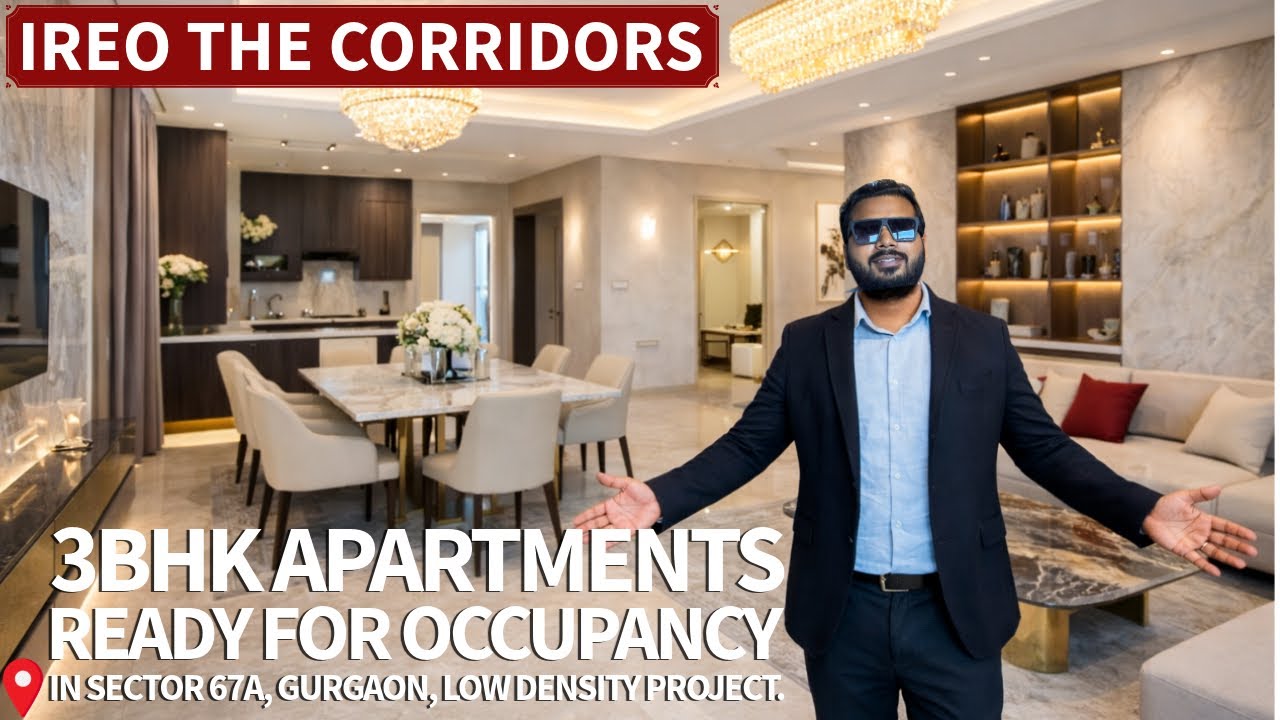 Golf Course Extension Road Luxury Flats Ireo The Corridor Sector 67A 3 BHK Ready Low Density Project